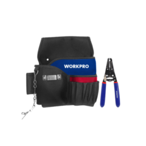 [ชุดพิเศษ] WORKPRO คีมปอกสายไฟ อเนกประสงค์ 6" (150 มม.) WP291002 จับคู่กับ กระเป๋าเครื่องมือช่างไฟ WP281015