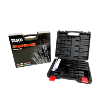 TASCO BLACK ชุดประแจทอร์ค ขนาด 1/4", 3/8", 1/2" (R32), 5/8" (R32) รุ่น TBQ900-SET